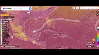 Hurricane Milton  Follow on your own using Ventusky for Free [upl. by Danaher]