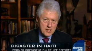 Bill Clinton How to Help Haiti [upl. by Ahsropal622]