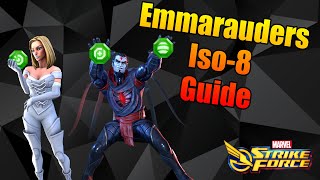 What Iso8 to put on Your Emmarauders Team  MSF  Marvel Strike Force [upl. by Ikram708]