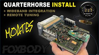 InDepth Install  MOATES QUARTER HORSE In Foxbody  Wideband Integration [upl. by Hogg712]