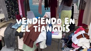 Un día vendiendo MI ROPA en el tianguis ¿Cuánto gané 😱 [upl. by Teraj243]