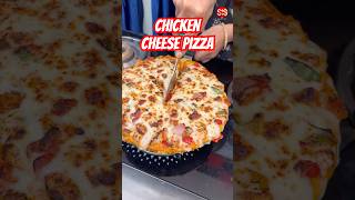 CHICKEN CHEESE 🧀 PIZZA 🍕shorts chickencheesepizza youtubeshorts ytshorts [upl. by Algie359]