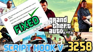 SCRIPT HOOK V UPDATE GTA 5 VERSION 3258  Script Hook V  GTA 5 Mods  HindiUrdu [upl. by Almita]