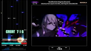 【BOFXVII】★1415 Heathenism dogma Insane【BMS譜面動画】 [upl. by Massingill]