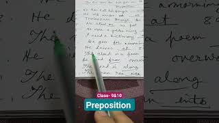 preposition class 9amp10 srguidelines icse [upl. by Ehtiaf]