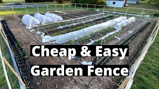 Cheap and Easy Garden Fence Keeps Everything Out [upl. by Andromache]