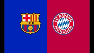 FCB VS BAYERN MUNICHVAMOS BARCA [upl. by Justina481]