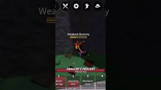 Ripper dragon combo second variant roblox strongestbattlegrounds combos [upl. by Hicks425]