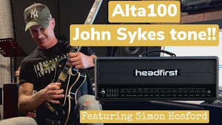 Alta100 John Sykes tone Featuring Simon Hosford [upl. by Aniretake]