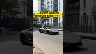 🤯Chennai’s Daily driven Supercar lamborghini chennai supercar supercars shorts trending car [upl. by Isej]