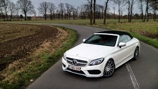 2016 Mercedes Benz C klasse Cabrio Review [upl. by Stickney391]