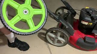 Snapper Lawn Mower Back Wheel Replacement [upl. by Reggi]