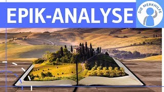 EpikAnalyse Interpretation literarischer epischer Texte  Vorgehensweise Aufbau amp Tipps [upl. by Atirhs]