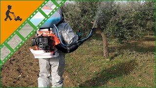 Atomizzatore a zaino Echo MB funzionamento del prodotto con motore da 582 cc [upl. by Hayotal]