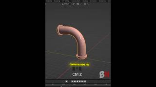 Mastering Bridge Edge Loops in Blender shorts blender 3d [upl. by Blanch420]