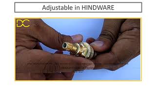 HINDWARE  BRASS CARTRIDGE SPINDLE VALVE LEAKY TAP REPLACE DRIPPING amp STOP LEAKAGE DC731020 [upl. by Reywas]