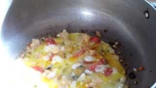 Salt fish and Egg omelette recipe [upl. by Suirad]