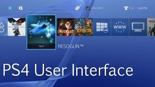 PlayStation 4 User Interface Overview  PlayStation Dynamic Menu [upl. by Fanechka]