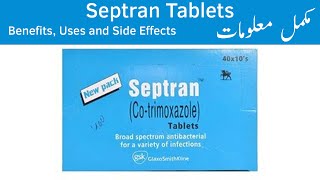 Septran Tablet  Cotrimoxazole  Septran Tablets Benefits Uses And Side Effects In UrduHindi [upl. by Airdnek]