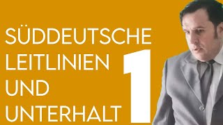 Süddeutsche Leitlinien und Unterhalt erklärt Teil 1 [upl. by Akienat624]