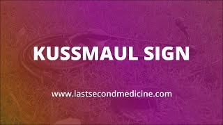 Kussmaul sign  Mechanism amp Causes [upl. by Adnuhs]