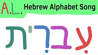 Hebrew Alphabet Song [upl. by Anemolif]