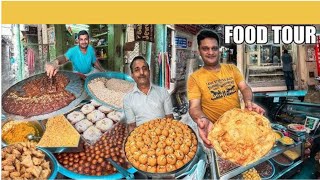 Amritsar Street Food Jalandhar Street Foodfoodblogger [upl. by Ahsekel]