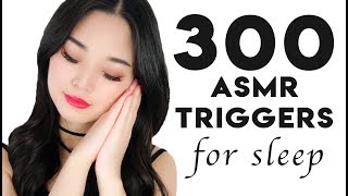 ASMR 300 ASMR Triggers For Sleep 4 Hours [upl. by Yellehs206]