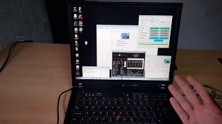 Lenovo T61 Frankenpad v10 allive with Core 2 Extreme in 2019 [upl. by Assi]