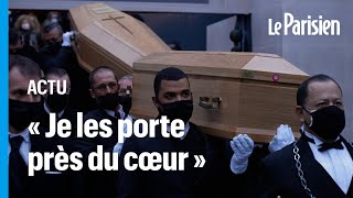 Les fans sont venus rendre un dernier hommage aux frères Bogdanov à l’église de la Madeleine [upl. by Eniamrahc]