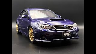 Subaru WRX STI Build  Aoshima 124 Model Kit [upl. by Fairfield294]