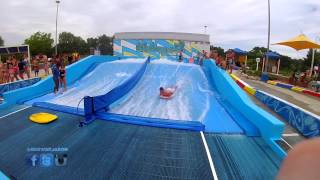 Carmel Indiana Waterpark  FlowRider Boogie Board  Indianapolis Indiana [upl. by Milah]