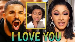 Cardi B CONFESSES feelings to drake on Ig live after she was B£ATEN by offset [upl. by Noremac]