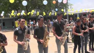 Banda Marcial Policarpo Melara de la ciudad de Catacamas [upl. by Hpejsoj]