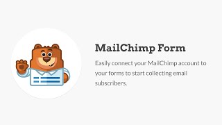 WPForms Mailchimp Form [upl. by Alemaj]