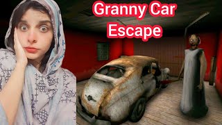 Granny Chapter 1 Car Escape  Granny ki Car chura li 😂 [upl. by Farr177]