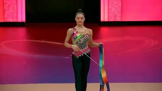 Rhythmic Gymnastics World Championships 2023 Ketevan Arbolishvili Ribbon [upl. by Vaish641]