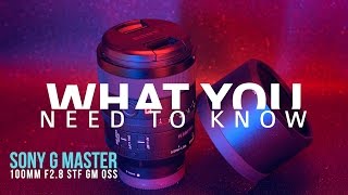 Sony 100mm G Master STF Lens  What You Need to Know [upl. by Drice39]