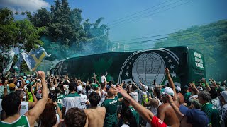 TORCIDA DO PALMEIRAS FAZ FESTA ABSURDA ANTES DE FINAL CONTRA O FLUMINENSE  CORREDOR ALVIVERDE [upl. by Dosia]