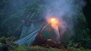 Rainstorm Camping Relaxing Asmr Experience In Heavy Rain [upl. by Ian]