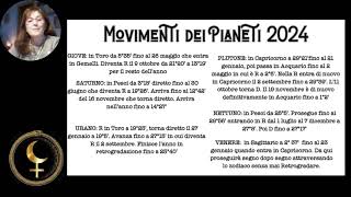 Movimenti dei Pianeti 2024 [upl. by Berty]