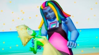 Steven Universe Peridot  Bismuth fusion animation [upl. by Kcorb]