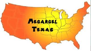 How to Say or Pronounce USA Cities — Megargel Texas [upl. by Eloccin116]