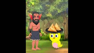 राक्षस टिंकू की समोसा खालिया  Hindi cartoon  bhoot cartoon  raksh cartoon tuntuni cartoon shorts [upl. by Virgina]