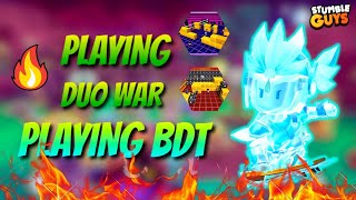 🏆 LETS PLAY DUO WAR  Stumble guys Live Stream  MR Yash [upl. by Nylisoj]