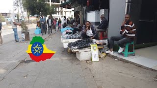 Waling the street of Addis Ababa Markato used electronic center [upl. by Verine]