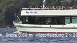 MS Seehausen auf der StaffelseeRundfahrt GAPATV [upl. by Ettenajna]