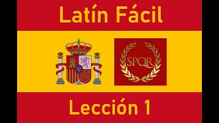 Lección de latín fácil 1  Aprender latín rápido  Curso de latín para principiantes Latín 101 [upl. by Armanda446]