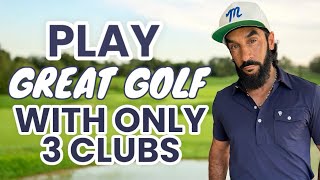 How to play great golf with only 3 clubs with TropicanaEntertainment [upl. by Idola]