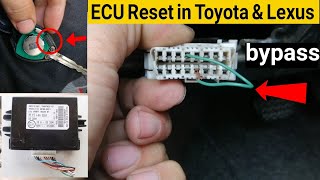 How to Reprogram an ECU immobilizer in A toyota  Trouble Code B2799 [upl. by Ivanah]